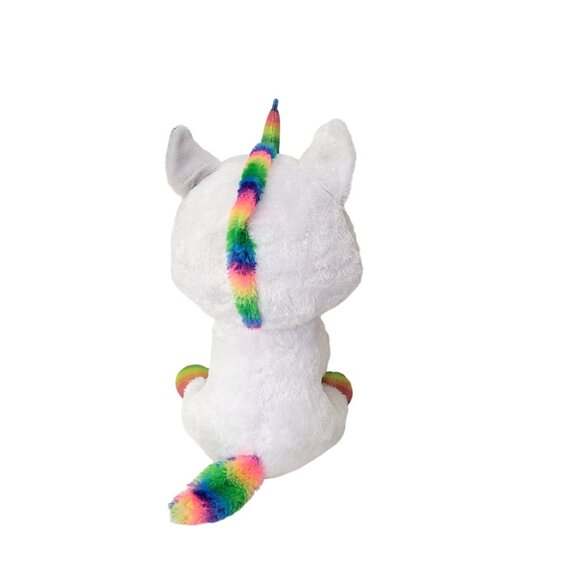 Ty Beanie Boos Large Pixy Unicorn Plush Toy With Rainbow Horn & Hooves 17" - Picture 3 of 5